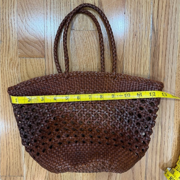 Small Dragon Diffusion Woven Leather Handbag - Picture 2 of 3